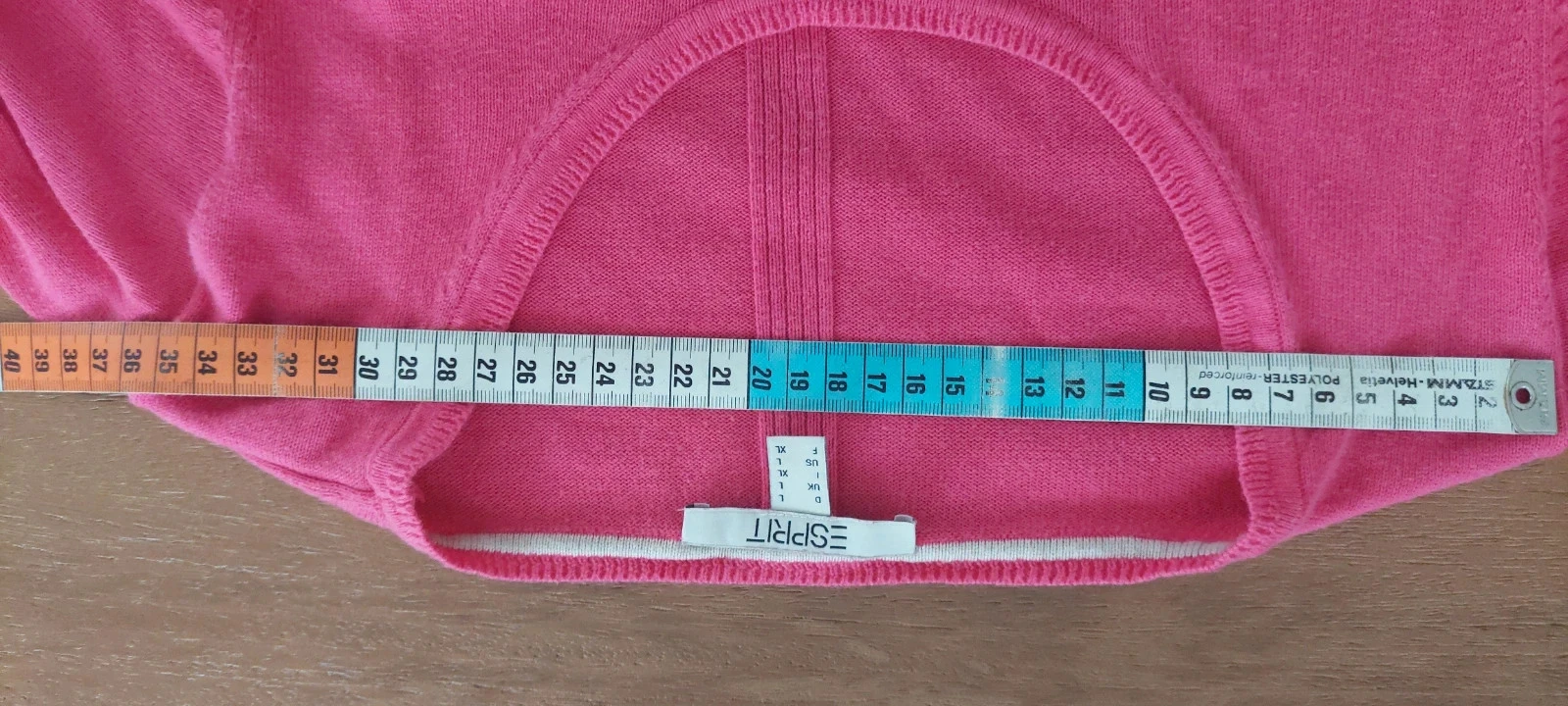 Pull fin en maille Esprit rose corail - Taille L (40) - Excellent état – photo 7